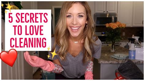 HOW TO LOVE CLEANING 5 SECRETS FOR CLEANING MOTIVATION Brianna