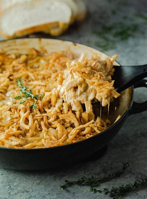 (it might seem like you have far too many onions, but they'll cook. French Onion Noodle Casserole - The Cozy Cook