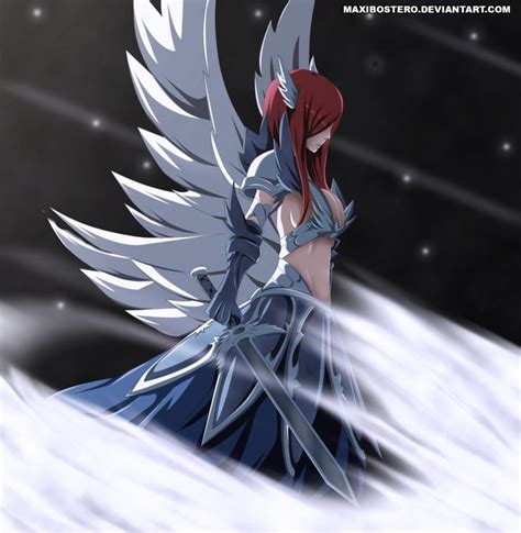 Erzas Heavenly Armor Fairy Tail 454 By Maxibostero