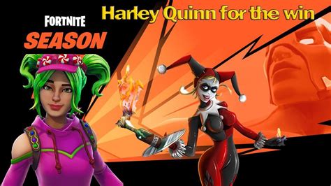 How to get the fortnite harley quinn outfit? Harley Quinn for the win-Fortnite - YouTube