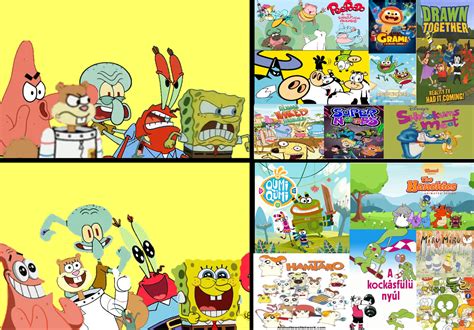 Spongebob And His Friends React To Underated Toons By Candybunny2008 On