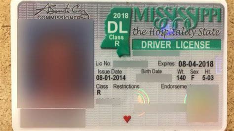 Weight No Longer Added To Mississippi Drivers Licenses