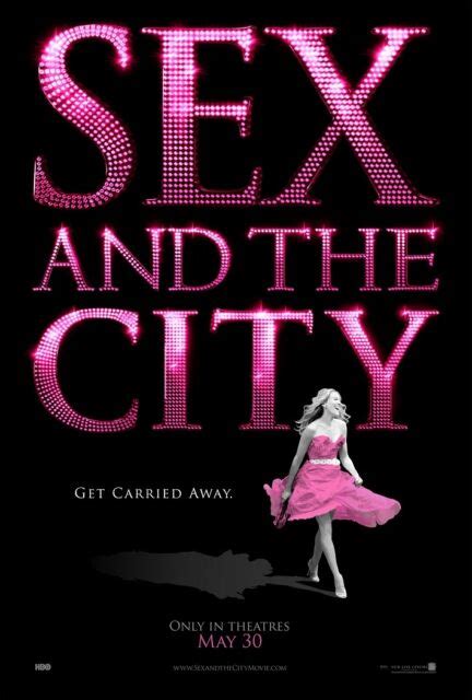 Sex And The City Movie Poster Sarah Jessica Parker 11 X 17 Get