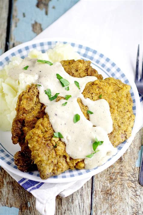 Chicken fried steak in all its rich, delicious glory. Southern Chicken Fried Steak with White Gravy | The ...