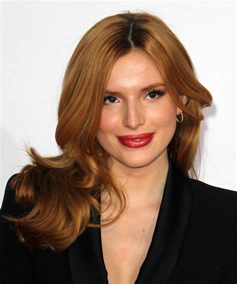 Bella Thorne Long Straight Ginger Red Hairstyle