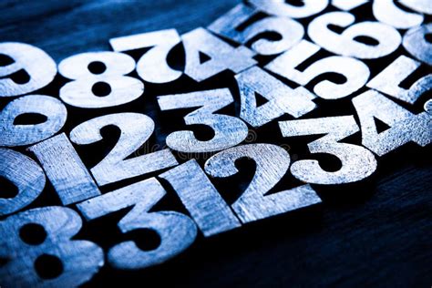 Background Of Numbers From Zero To Nine Numbers Texture Stock Photo