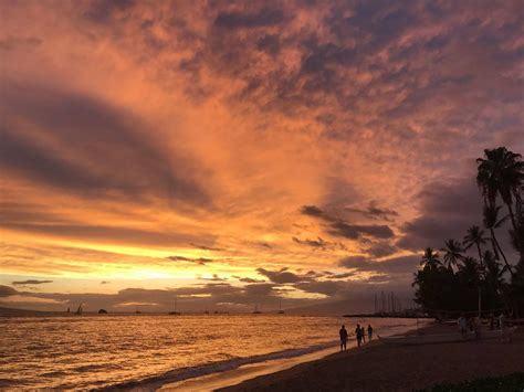 Lahaina Beach Sunset Hawaii Maui And Kauai 2017 John Vantine Flickr