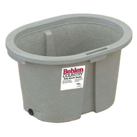 24 In Round End Poly Stock Tank 52112037s The Home Depot