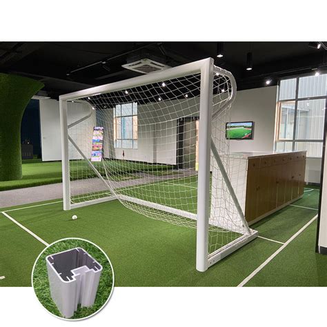 Freestanding 80x80mm Aluminum Profile Football Goal Gate Futsal Goal