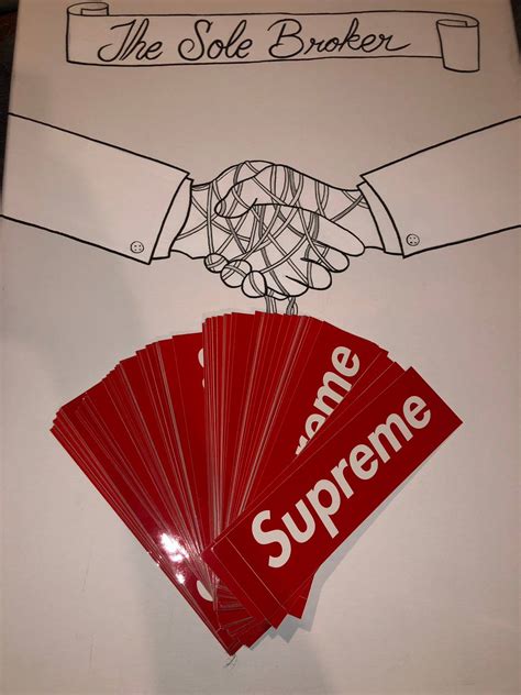 Supreme Supreme Brick Of 100 Stickers Grailed