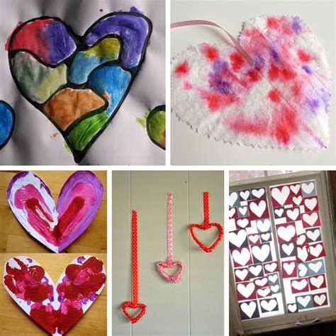 Valentine Heart Art Projects For Kids Fun A Day