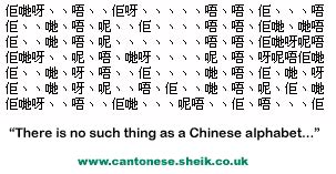 Here they are, as shown by pups. The Chinese Alphabet - Chinese (Cantonese) Help sheets