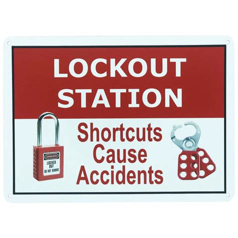 Loto Signage Lockout Station Next Day Safety