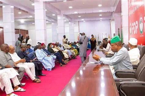 official pdp nigeria on twitter photonews live pictures from the just concluded meeting of