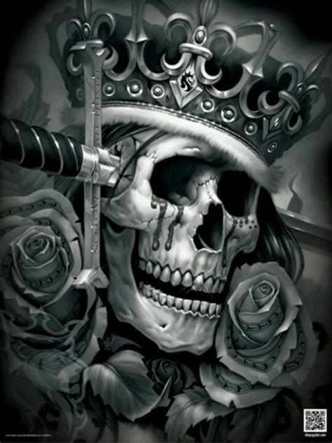 Totenkopf Tattoos King Tattoos Skull Tattoos Tatoo Henna Art