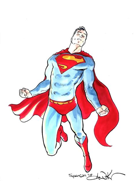 Superman By Aaron Kuder In Cameron Lentzs Camerons Original Art