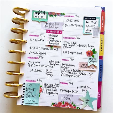 Simple Happy Planner ️ Ideas Stephanie Howell