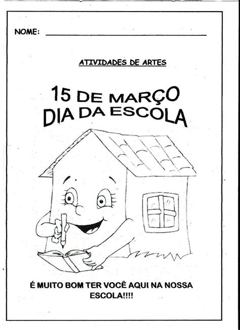 Atividade De Artes Dia Da Escola