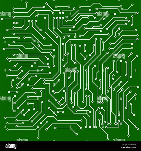 Circuit Board Vector Background Stock Photo Alamy