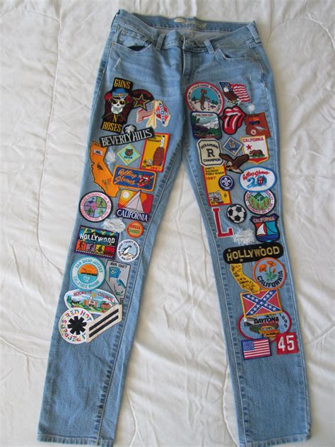 Diy Update Make Your Own Dkny Patch Jeans Keith And Anitas Closet
