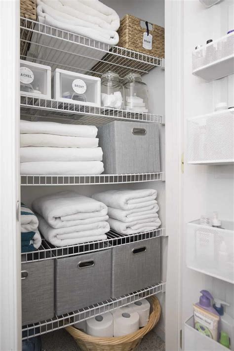 How To Beautifully Organize Your Linen Closet Craving Some Creativity