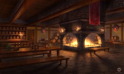 Dizzy Hearts Tavern By Exitmothership Fantasy Rooms Fantasy Concept