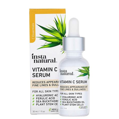 Any treatment or product that occludes skin pores/oil glands. InstaNatural Vitamin C Serum with Hyaluronic Acid 30ml ...