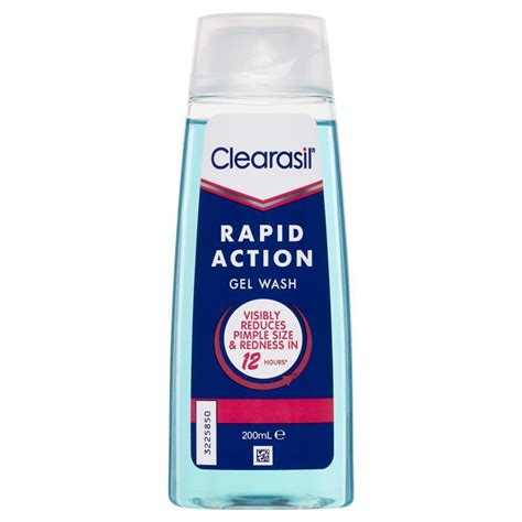 Buy Clearasil Ultra Rapid Action Gel Face Wash 200 Ml Online At Chemist