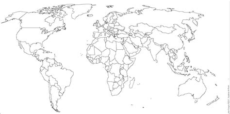 خريطة العالم صماء Pdf