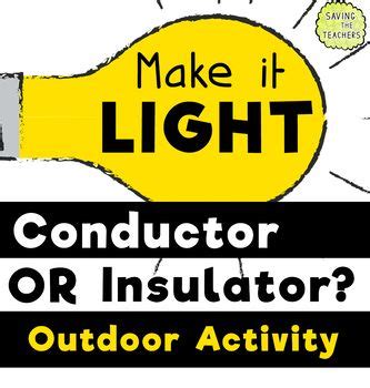 Conductor or Insulator: Outdoor Electricity Activity | Electricity ...