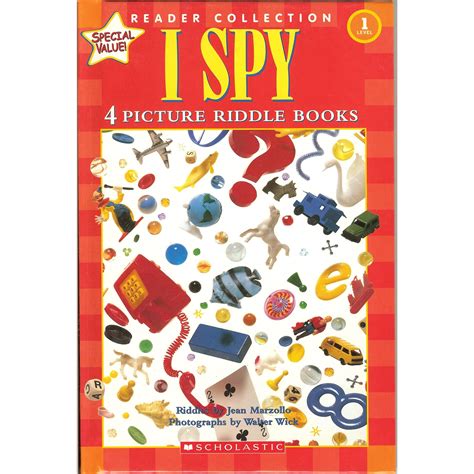 Scholastic Reader Collection I Spy 4 Picture Riddle Books