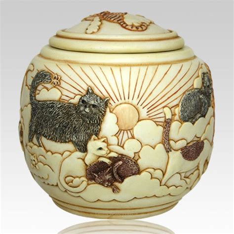 Cremation urn for pet ashes small wooden dog cat memorial keepsake box. Cat Cremation Urn