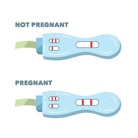 Free Vector Pregnancy Test Illustration
