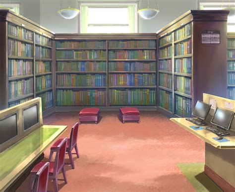 Anime Landscape Anime Library Background