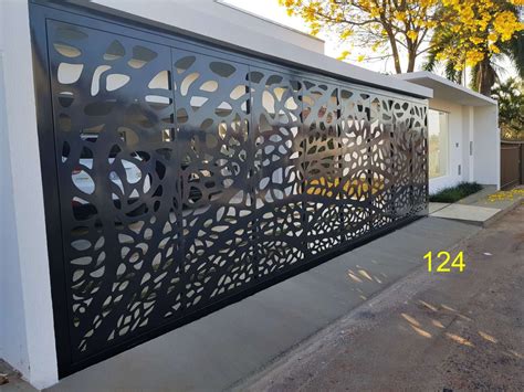 Chapa Perforada Decorativa Chapas Caladas Artisticas Rejas En Chapas Artisticas House Gate