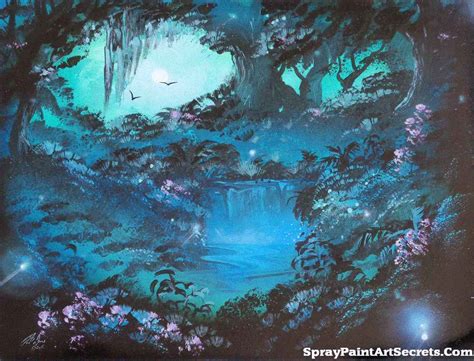 Night Fantasy Spray Paint Art Secrets By Alisaamor On Deviantart