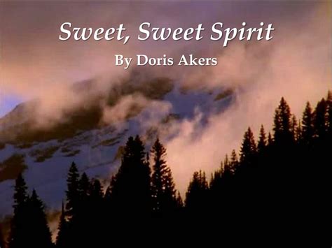 Ppt Sweet Sweet Spirit Powerpoint Presentation Free Download Id
