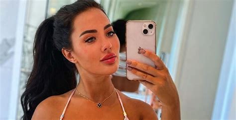 Yazmin Oukhellou Busts Out Of String Bikini In Racy Selfie