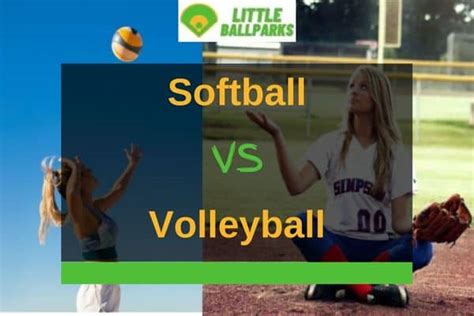 Softball Vs Volleyball Whats The Difference Little Ballparks