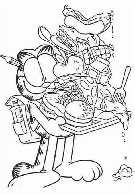 86 Best Printable Cartoons Garfield Coloring Pages Lakepaiton