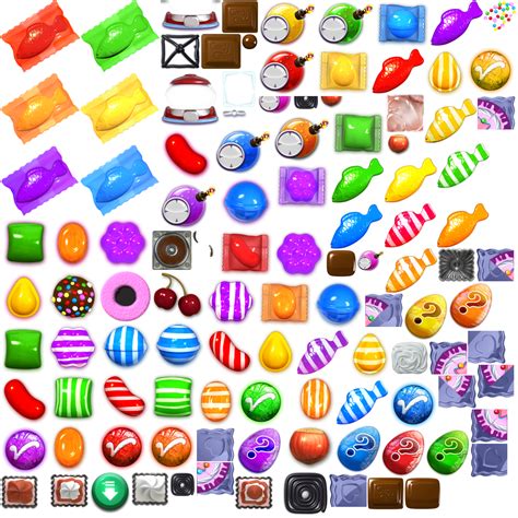 The Spriters Resource Full Sheet View Candy Crush Saga Candies