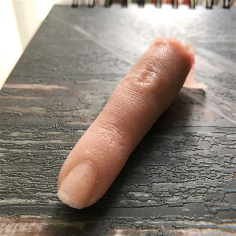 Severed Realistic Silicone Finger Unpainted Prosthetic Finger Etsy