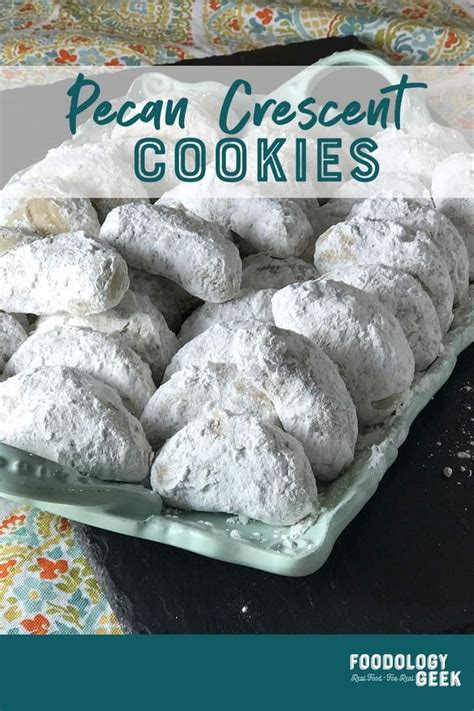Pecan Finger Cookies Rolled In Powdered Sugar Christmascookies