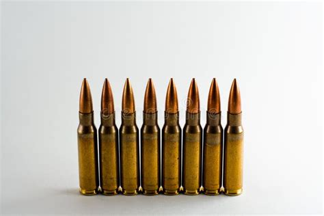 762mm Ammunition Stock Image Image Of Brass Weapon 9782151