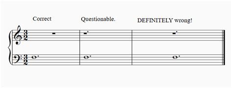 Notation Can You Use A Dotted Semibreve Rest In 32 Time Music