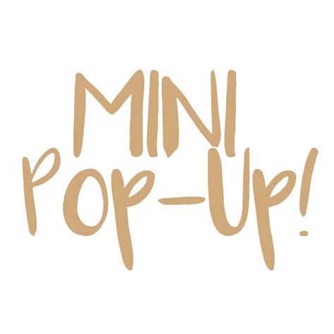 Mini Pop Up