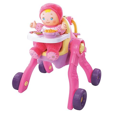 Vtech 3 In 1 Care And Learn Stroller With Baby Doll Target Australia