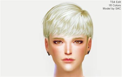 May Sims May349m Hair Retextured Sims 4 Hairs Sims Sims 4 Hair