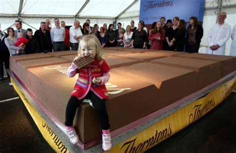 Thornton Breaks Record For Biggest Chocolate Bar In The World