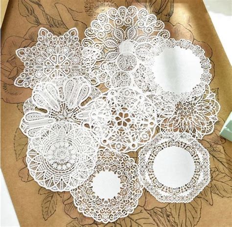 Paper Doily Pack 10 Pc Finely Detailed Paper Doilies Etsy